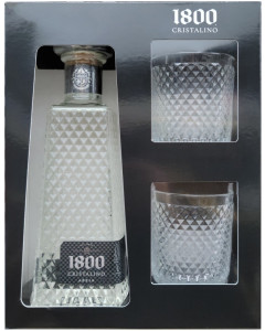 1800 Cristalino Anejo Tequila Gift
