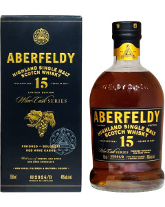 Aberfeldy 15 Year Highland Scotch (if the shipping method is UPS or FedEx, it will be sent without box)