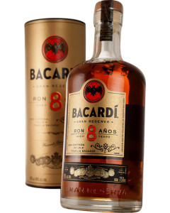 Bacardi 8yr Rum 80* (if the shipping method is UPS or FedEx, it will be sent without box)