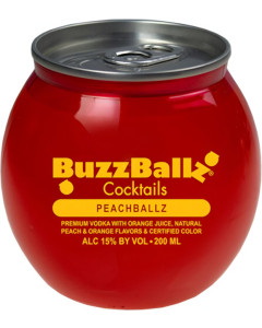 Buzzballz Cocktails Peachballz