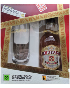 Chivas Regal 12 Year with Highball Glass