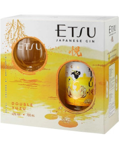 Etsu Double Yuzu Gin Gift (if the shipping method is UPS or FedEx, it will be sent without box, and glass)