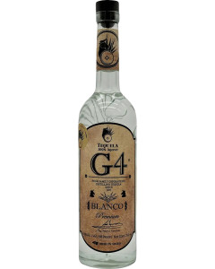 G4 Blanco Premium Tequila Fermentada de Madera