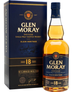 Glen Moray 18 Year Scotch (if the shipping method is UPS or FedEx, it will be sent without box)