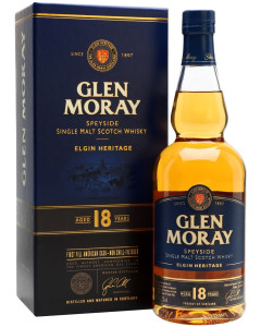Glen Moray 18 Year Scotch