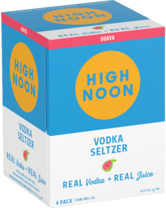 High Noon Guava Vodka Seltzer