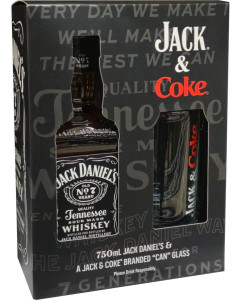 Jack Daniel's Old No. 7 Tennessee Whiskey Gift Set with Jack & Coke Glass 2026