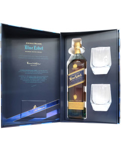 Johnnie Walker Blue Label Giftbox With 2 Glasses 2023
