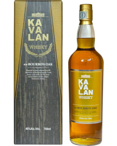 Kavalan Ex-Bourbon Oak Whisky (if the shipping method is UPS or FedEx, it will be sent without box)