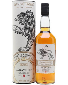 Lagavulin 9yr Lannister Game Of Thrones (if the shipping method is UPS or FedEx, it will be sent without box)