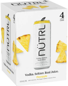 NÜTRL Pineapple Vodka Seltzer