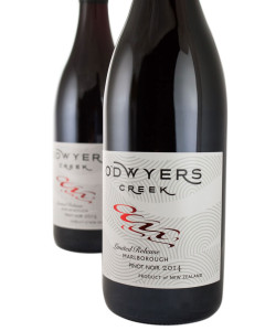 O'Dwyers Creek Marlborough Pinot Noir 2014