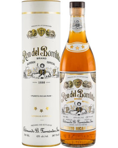 Ron del Barrilito 3 Stars Rum (if the shipping method is UPS or FedEx, it will be sent without box)