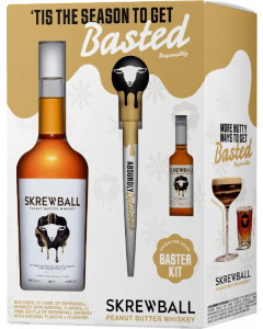 Skrewball 'Get Basted' Peanut Butter Whiskey Gift Set