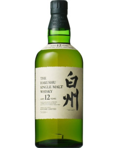 Suntory Hakushu 12 Year Whiskey (if the shipping method is UPS or FedEx, it will be sent without box)