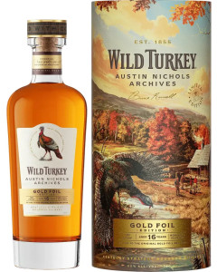 Wild Turkey Gold Foil 16 Year Bourbon (if the shipping method is UPS or FedEx, it will be sent without box)