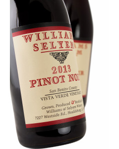 Williams Selyem Vista Verde Vineyard Pinot Noir 2013