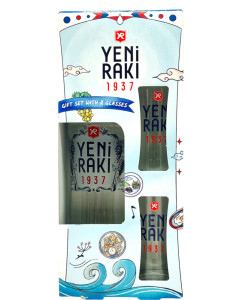 Yeni Raki 1937 Gift (if the shipping method is UPS or FedEx, it will be sent without box, and glasses)