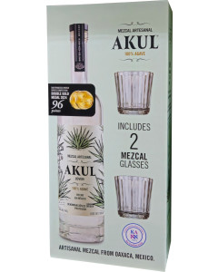 Akul Espadin Joven Mezcal Gift (if the shipping method is UPS or FedEx, it will be sent without box, and glasses)