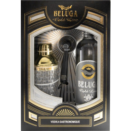 【未開封】BELUGA Gold Line 2本セット 専用ボックス＆ブラシ付 Beluga Gold Line Export Gift Vodka