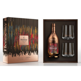 Hennessy VSOPセット Hennessy VSOP Privilege Gift Set With a Strainer 750ml - Liquor