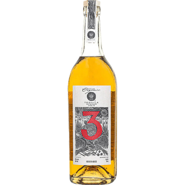 123 Tequila 3 Organic Añejo