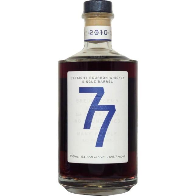 77 Straight Bourbon Whiskey Breuckelen