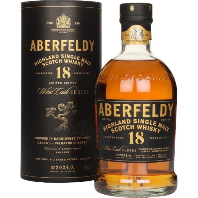 Aberfeldy 18 Years Sangiovese Wine Cask Whisky
