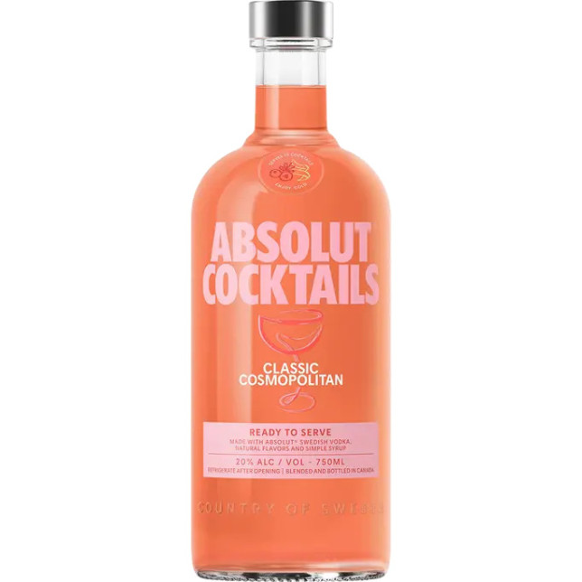 Absolut Cocktails Classic Cosmopolitan
