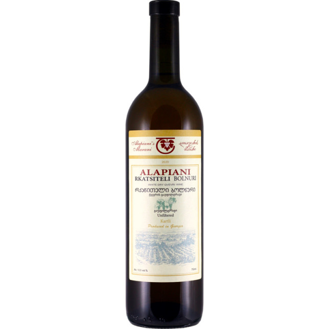 Alapiani's Marani Rkatsiteli Qvevri Unfiltered White Dry 2020