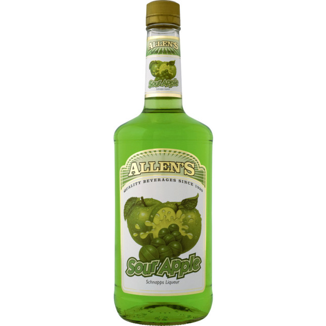 Allen's Sour Apple Schnapps Liqueur