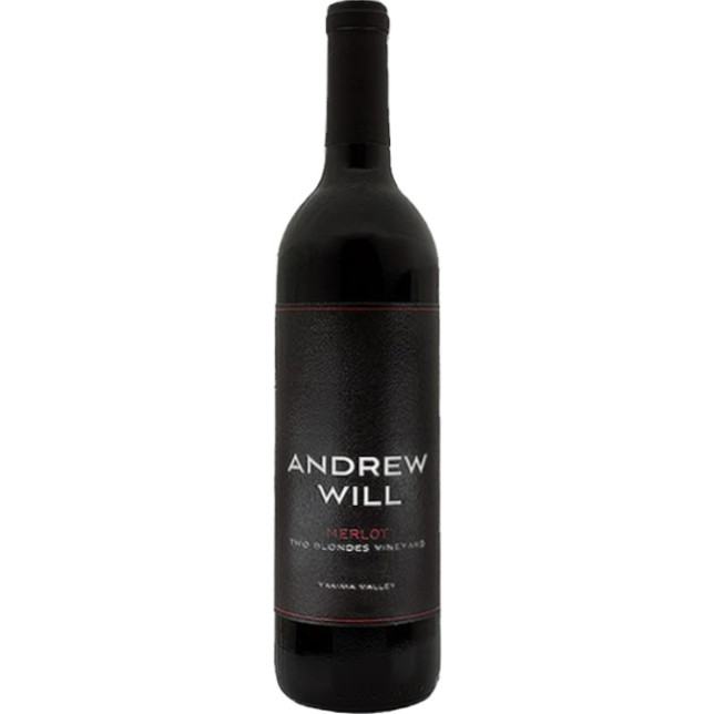 Andrew Will Merlot Black Label Two Blondes Vineyard 2022