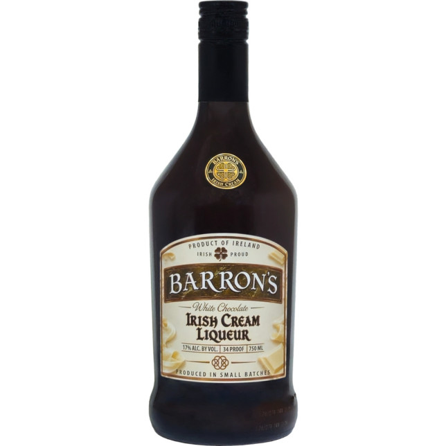 Barron's White Chocolate Irish Cream Liqueur