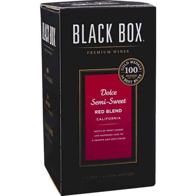 Black Box Dolce Semi Sweet Red Blend