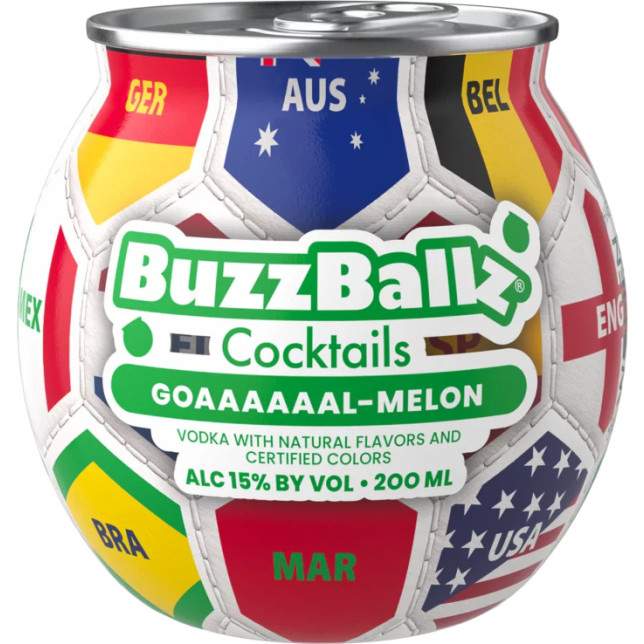BuzzBallz Cocktails Goaaaaaal-Melon