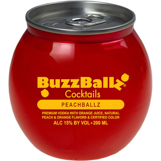 Buzzballz Cocktails Peachballz