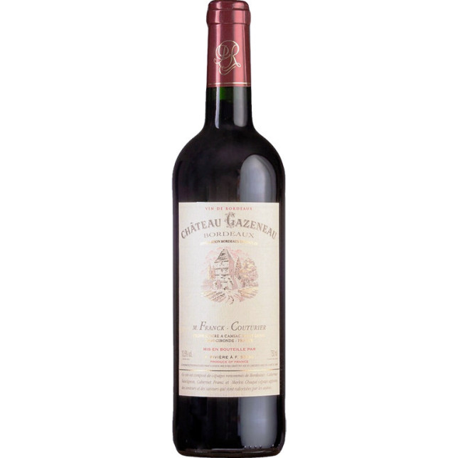 Château Gazeneau Bordeaux 2019