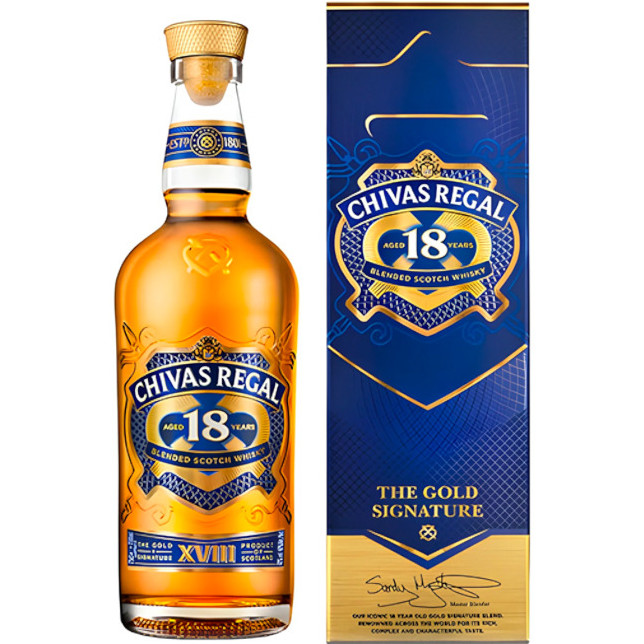 Chivas Regal 18 Year Old Gold Signature