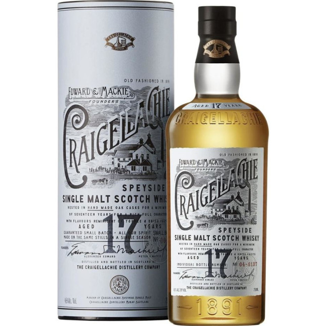 Craigellachie 17 Year Speyside Single Malt Scotch Whisky