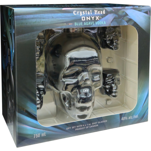 Crystal Head Onyx Vodka Gift