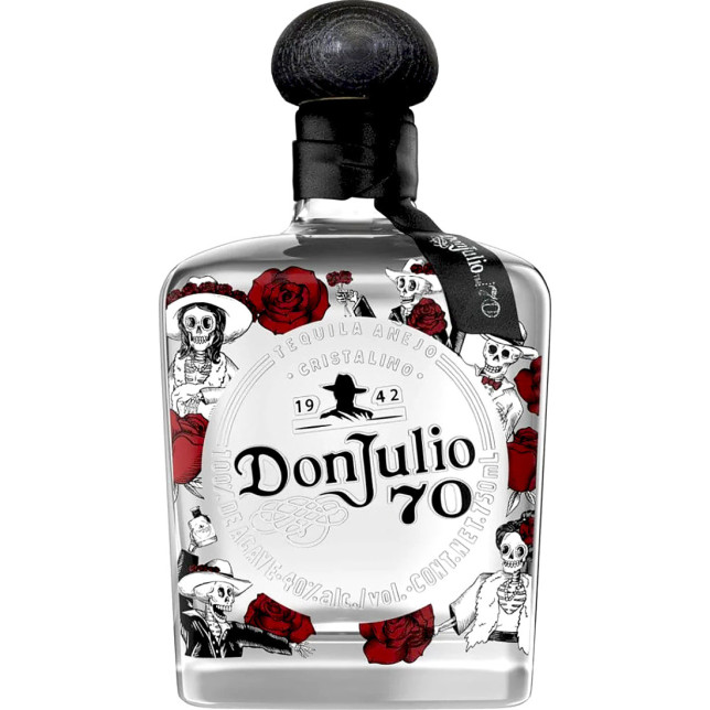 Don Julio 70th Anniversary Willy Chavarria Día de Los Muertos Añejo Cristalino 2025