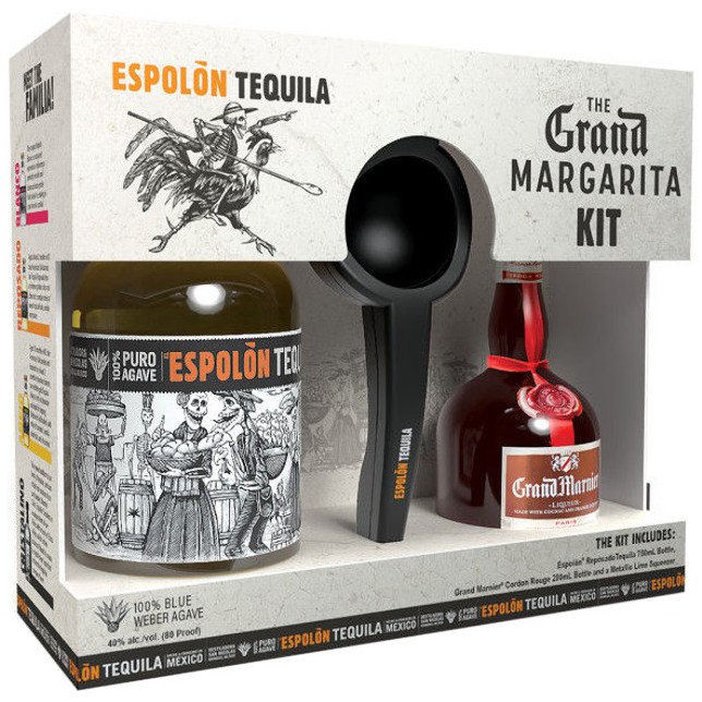 Espolòn Grand Margarita Grand Marnier & Tequila Gift Set