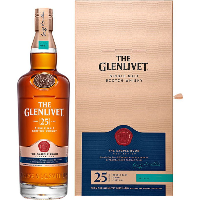 The Glenlivet Single Malt Scotch 25 Year 80* Gift