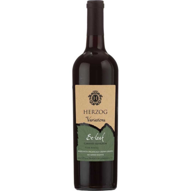 Herzog Be-Leaf Organic Cabernet Sauvignon Mevushal 2023