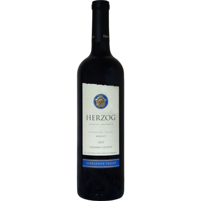 Herzog Merlot Alexander Valley Mevushal 2023