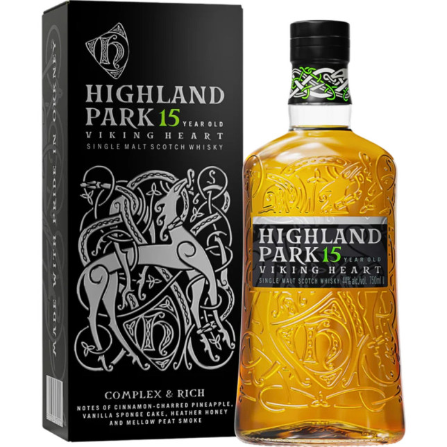 Highland Park 15 Year Viking Heart Scotch