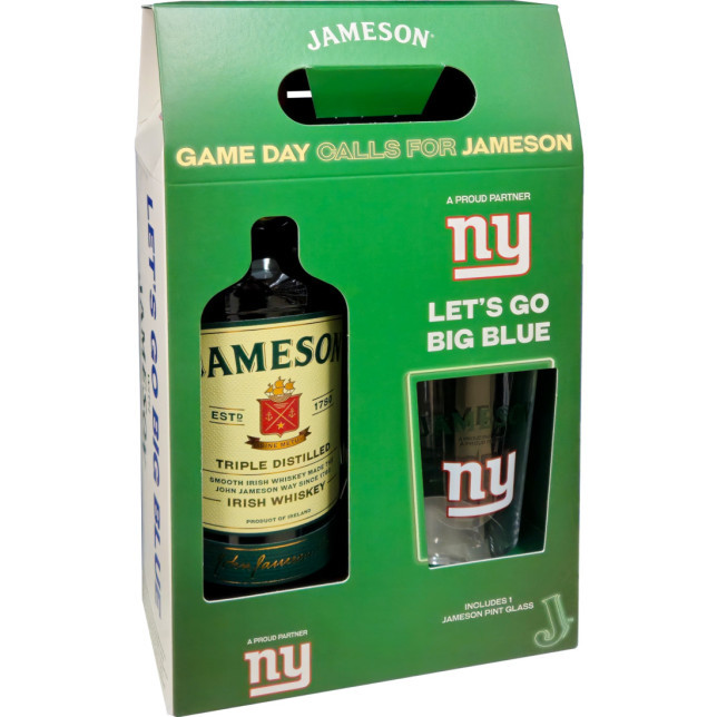 Jameson NY Giants Gift Whiskey