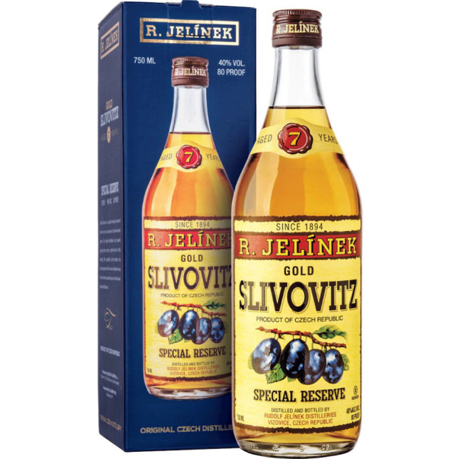 R. Jelínek 7 Year Slivovitz Gold Brandy