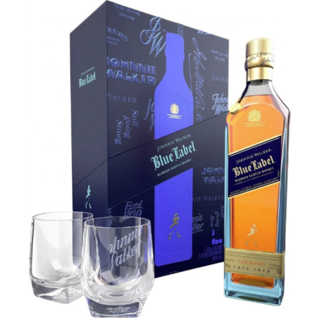 Johnnie Walker Blue Label Giftbox With 2 Glasses 2026