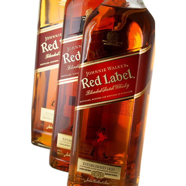 Johnnie Walker Red Label Scotch Whisky 1L, whisky 1l 